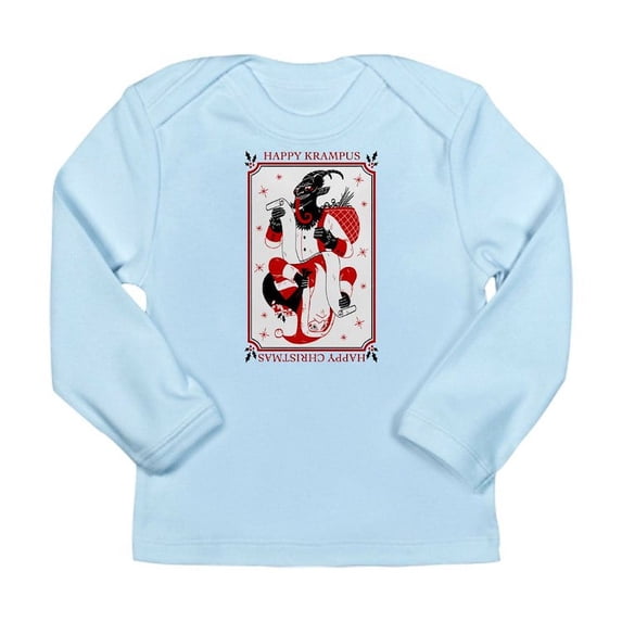CafePress - Happy Christmas Krampus Long Sleeve T Shirt - Long Sleeve Infant T-Shirt