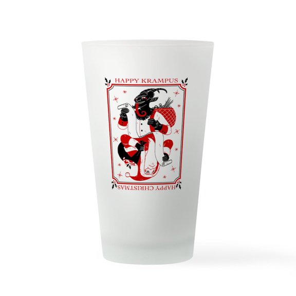 CafePress - Happy Christmas Krampus - Pint Glass, Drinking Glass, 16 oz. CafePress