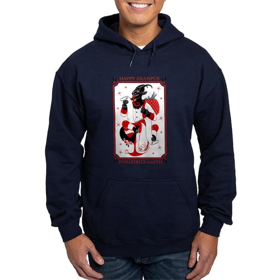 CafePress - Happy Christmas Krampus Sweatshirt - Pullover Hoodie, Classic, Comfortable Hooded Sweatshirt