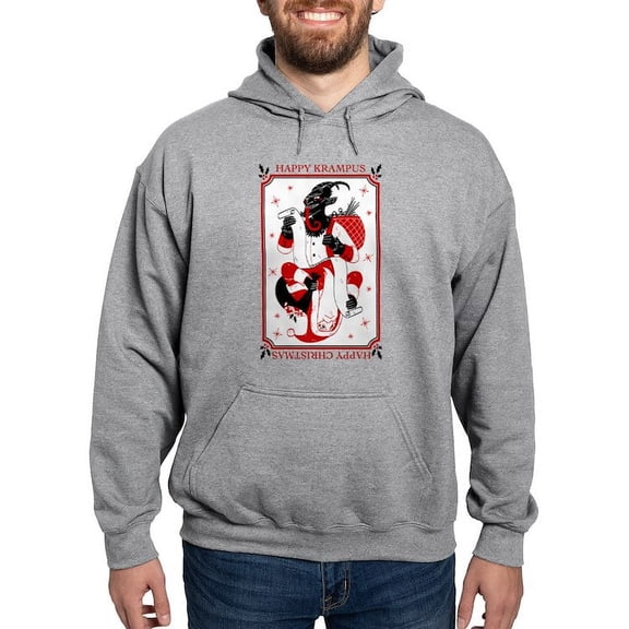 CafePress - Happy Christmas Krampus Sweatshirt - Pullover Hoodie, Hooded Sweatshirt