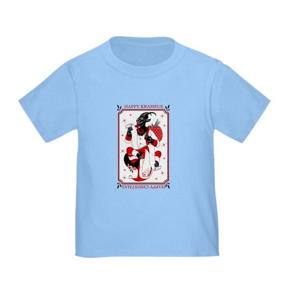 CafePress - Happy Christmas Krampus T Shirt - Cute Toddler T-Shirt, 100% Cotton
