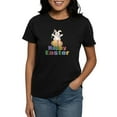 thumbnail image 1 of CafePress - Happy Easter Artist Bunny Women's Dark T Shirt - Women's Traditional Fit Dark T-Shirt, 1 of 4