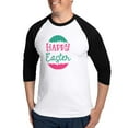 thumbnail image 1 of CafePress - Happy Easter Baseball Jersey - Cotton Baseball Jersey, 3/4 Raglan Sleeve Shirt, 1 of 4