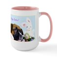 thumbnail image 1 of CafePress - Happy Easter Boxer Large Mug - 15 oz Ceramic Large White Novelty Mug, 1 of 4