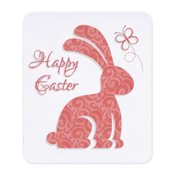 CafePress - Happy Easter Bunny Mousepad - Non-slip Rubber Mousepad, Gaming Mouse Pad