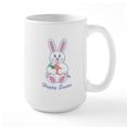 thumbnail image 1 of CafePress - Happy Easter Bunny Mug - 15 oz Ceramic Large White Novelty Mug, 1 of 6