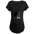 thumbnail image 1 of CafePress - Happy Easter Le Chat Noir Maternity T Shirt - Maternity Dark T-Shirt, 1 of 3