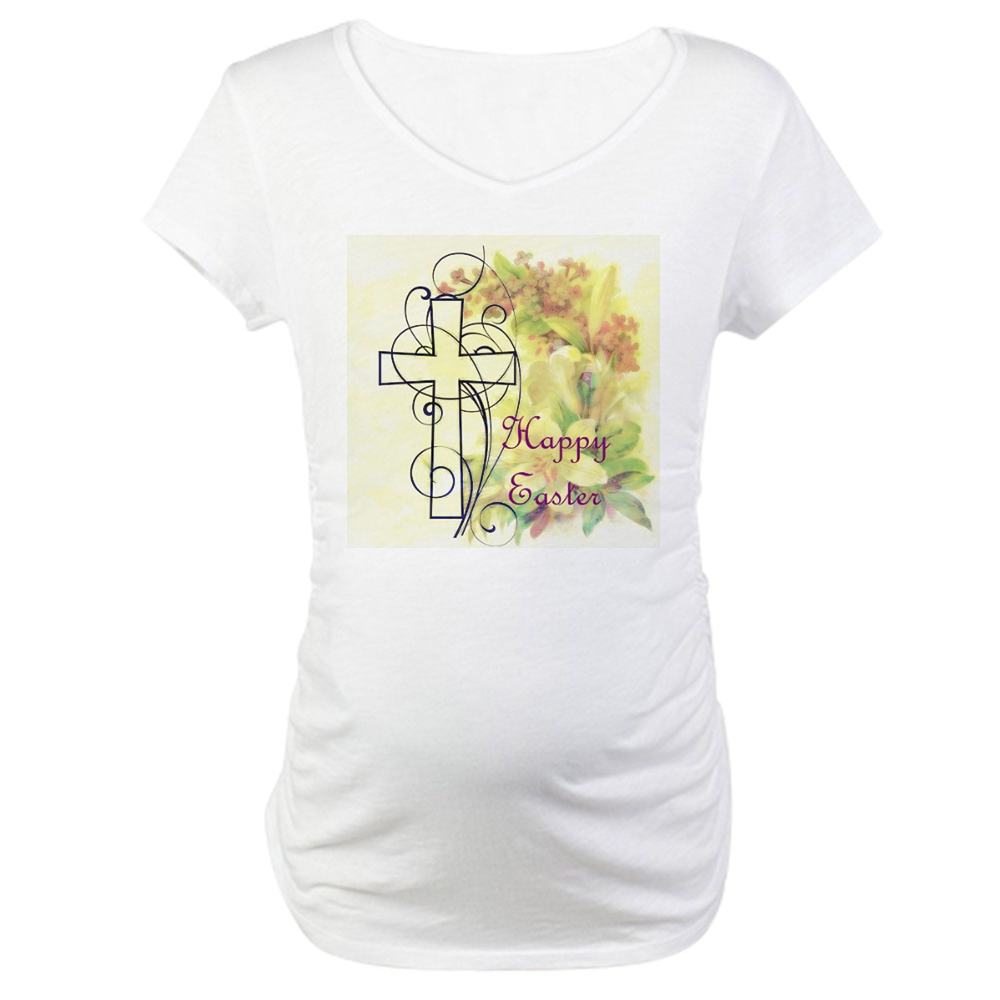 CafePress Fun Easter Egg Pregnancy T Shirt Maternity Dark T Shirt