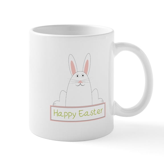 CafePress - Happy Easter Mugs - 11 oz Ceramic Mug - Novelty Coffee Tea Cup