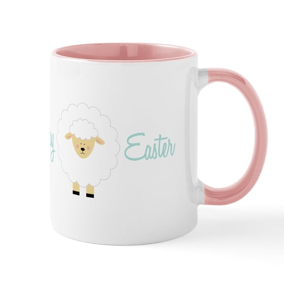 CafePress - Happy Easter Mugs - 11 oz Ceramic Mug - Novelty Coffee Tea Cup