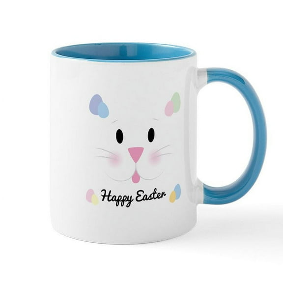 CafePress - Happy Easter Mugs - 11 oz Ceramic Mug - Novelty Coffee Tea Cup
