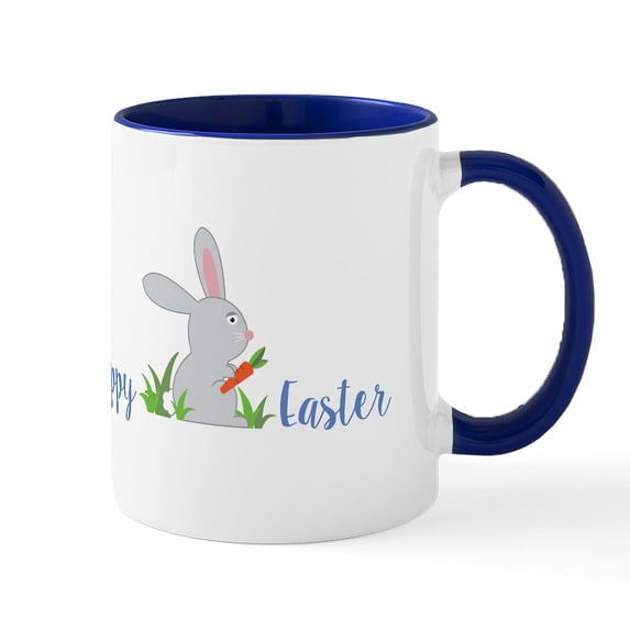 CafePress - Happy Easter Mugs - 11 oz Ceramic Mug - Novelty Coffee Tea Cup