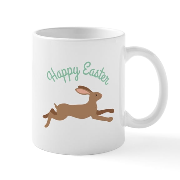 CafePress - Happy Easter Mugs - 11 oz Ceramic Mug - Novelty Coffee Tea Cup