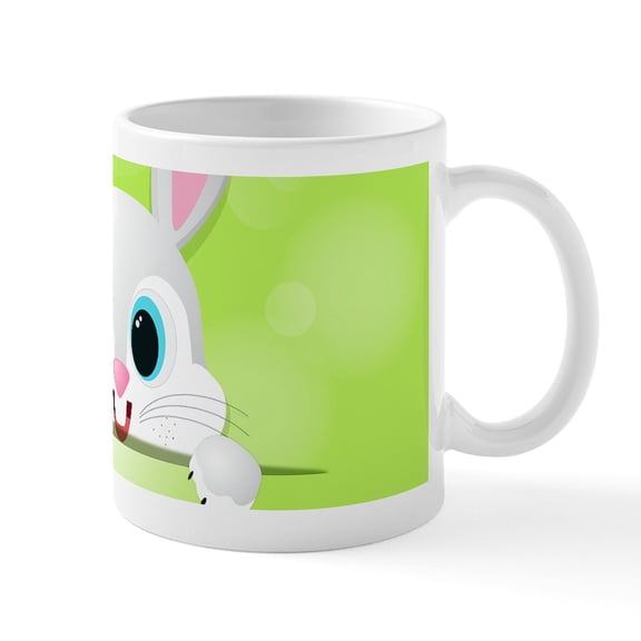 CafePress - Happy Easter Mugs - 11 oz Ceramic Mug - Novelty Coffee Tea Cup