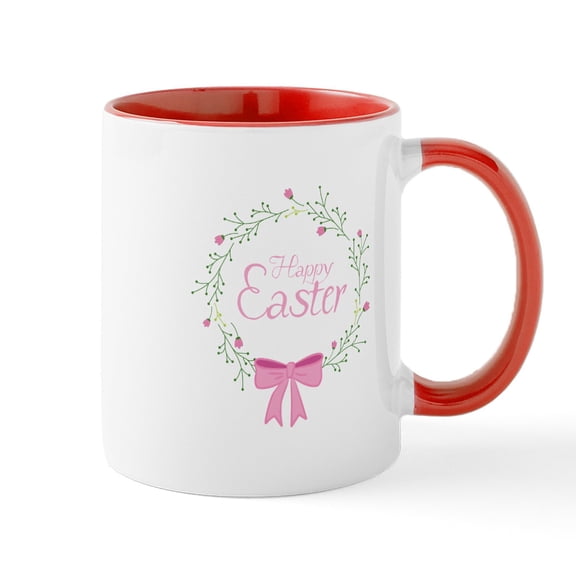 CafePress - Happy Easter Mugs - 11 oz Ceramic Mug - Novelty Coffee Tea Cup