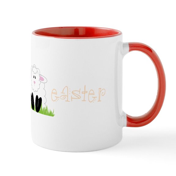 CafePress - Happy Easter Mugs - 11 oz Ceramic Mug - Novelty Coffee Tea Cup