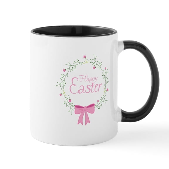 CafePress - Happy Easter Mugs - 11 oz Ceramic Mug - Novelty Coffee Tea Cup