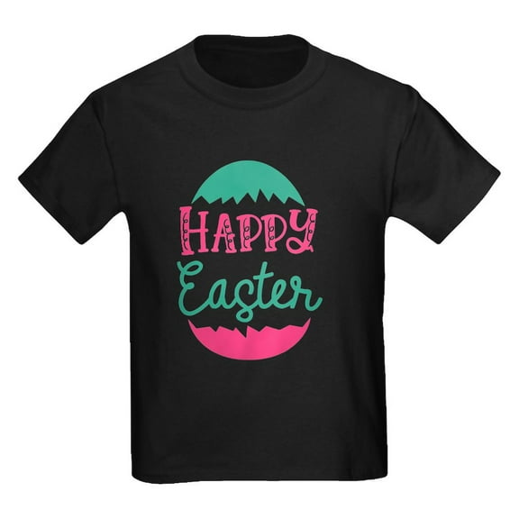 CafePress - Happy Easter T Shirt - Dark T-Shirt Kids XS-XL