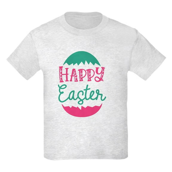 CafePress - Happy Easter T Shirt - Light Classic Kids Graphic, Short Sleeve T-Shirt, Sizes XS-XL