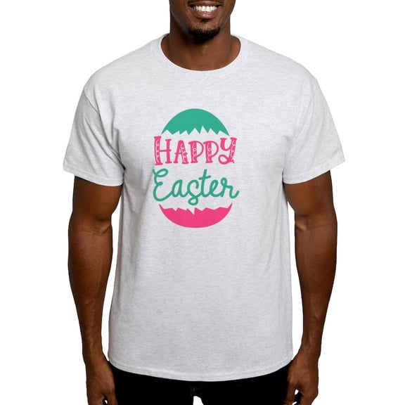 CafePress - Happy Easter T Shirt - Men's Classic Graphic T-Shirt