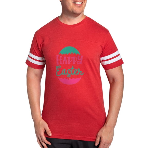 CafePress - Happy Easter T Shirt - Mens Football Shirt