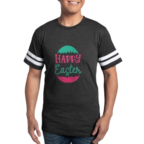 CafePress - Happy Easter T Shirt - Mens Football Shirt