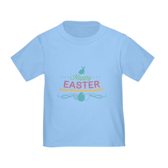 CafePress - Happy Easter Toddler T Shirt - Cute Toddler T-Shirt, 100% Cotton