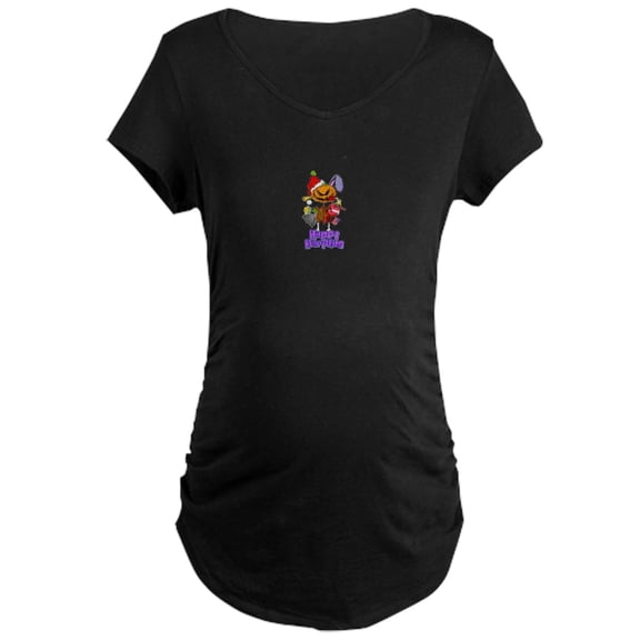 CafePress - Happy Everything! Maternity Dark T Shirt - Maternity Dark T-Shirt