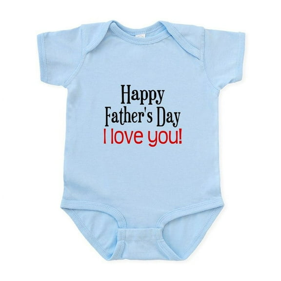 CafePress - Happy Father's Day Infant Bodysuit - Baby Light Bodysuit, Size Newborn - 24 Months