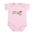 thumbnail image 1 of CafePress - Happy First Father's Day Girls Body Suit - Baby Light Bodysuit, Size Newborn - 24 Months, 1 of 4