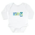 thumbnail image 1 of CafePress - Happy First Mother's Day Boy Body Suit - Long Sleeve Cotton Baby Bodysuit, 1 of 4