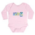 thumbnail image 1 of CafePress - Happy First Mother's Day Boy Body Suit - Long Sleeve Cotton Baby Bodysuit, 1 of 4