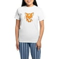thumbnail image 1 of CafePress - Happy Fox Women's Light Pajamas - Women's Short Sleeve Print T-Shirt and Pants Light Cotton Pajama Set, 1 of 7