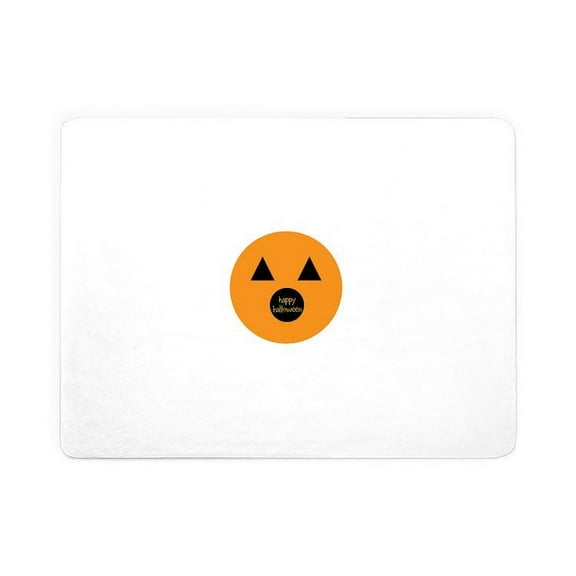 CafePress - Happy Halloween - Large Sherpa Fleece Throw Blanket 80" x 60"