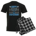 thumbnail image 1 of CafePress - Happy Hanukkah Men's Dark Pajamas - Men's Dark Loose Fit Cotton Pajama Set, 1 of 7
