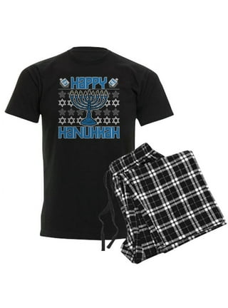 Men's Hanukkah Flannel Matching Family Pajama Set 1X Wondershop