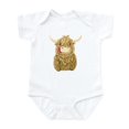 thumbnail image 1 of CafePress - Happy Highland Cow Body Suit - Baby Light Bodysuit, Size Newborn - 24 Months, 1 of 4