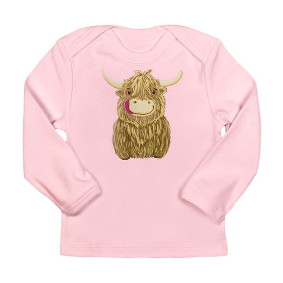 CafePress - Happy Highland Cow Long Sleeve Infant T Shirt - Long Sleeve Infant T-Shirt