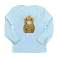 thumbnail image 1 of CafePress - Happy Highland Cow Long Sleeve T Shirt - Long Sleeve Infant T-Shirt, 1 of 2