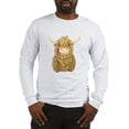 thumbnail image 1 of CafePress - Happy Highland Cow Long Sleeve T Shirt - Unisex Cotton Long Sleeve T-Shirt, 1 of 4