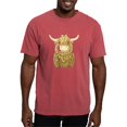 thumbnail image 1 of CafePress - Happy Highland Cow Men's Comfort Colors® T Shirt - Mens Comfort Colors Shirt, 1 of 5