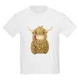 thumbnail image 1 of CafePress - Happy Highland Cow T Shirt - Light T-Shirt Kids XS-XL, 1 of 4