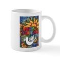 thumbnail image 1 of CafePress - Happy Holidays Christmas Peace D - 11 oz Ceramic Mug - Novelty Coffee Tea Cup, 1 of 6