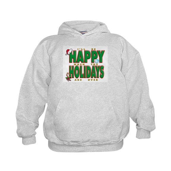 CafePress - Happy Holidays - Kids Hooded Sweatshirt, Classic Hoodie