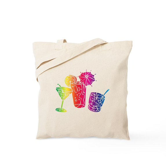 CafePress - Happy Hour Tote Bag - Unisex Canvas Tote Bag, Beige, 1-Piece