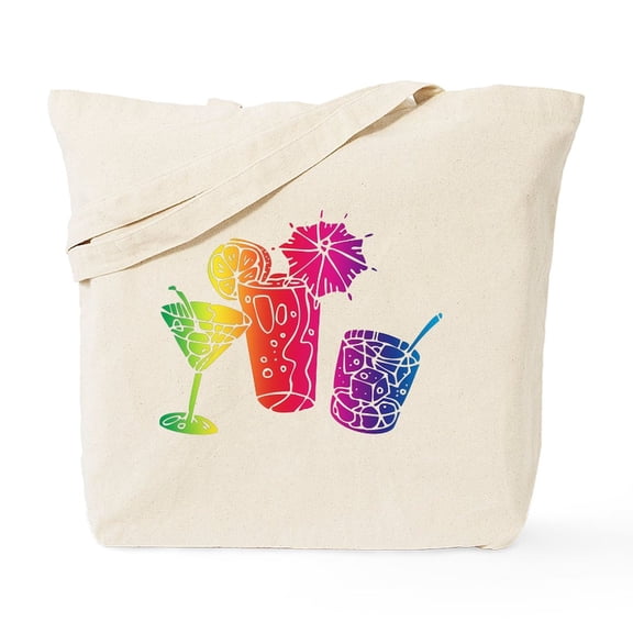 CafePress - Happy Hour Tote Bag - Unisex Canvas Tote Bag, Beige, 1-Piece