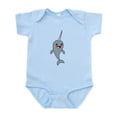 thumbnail image 1 of CafePress - Happy Narwhal Infant Bodysuit - Baby Light Bodysuit, Size Newborn - 24 Months, 1 of 4
