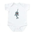 thumbnail image 1 of CafePress - Happy Narwhal Infant Bodysuit - Baby Light Bodysuit, Size Newborn - 24 Months, 1 of 4