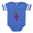 thumbnail image 1 of CafePress - Happy Plum - Cute Infant Baby Football Bodysuit, 1 of 3