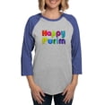 thumbnail image 1 of CafePress - Happy Purim Long Sleeve T Shirt - Womens Baseball Tee, 1 of 4